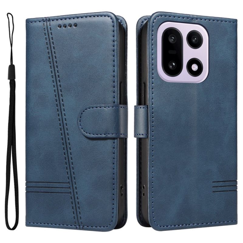 Flip Cover Til Oneplus 15 T-design Linjer