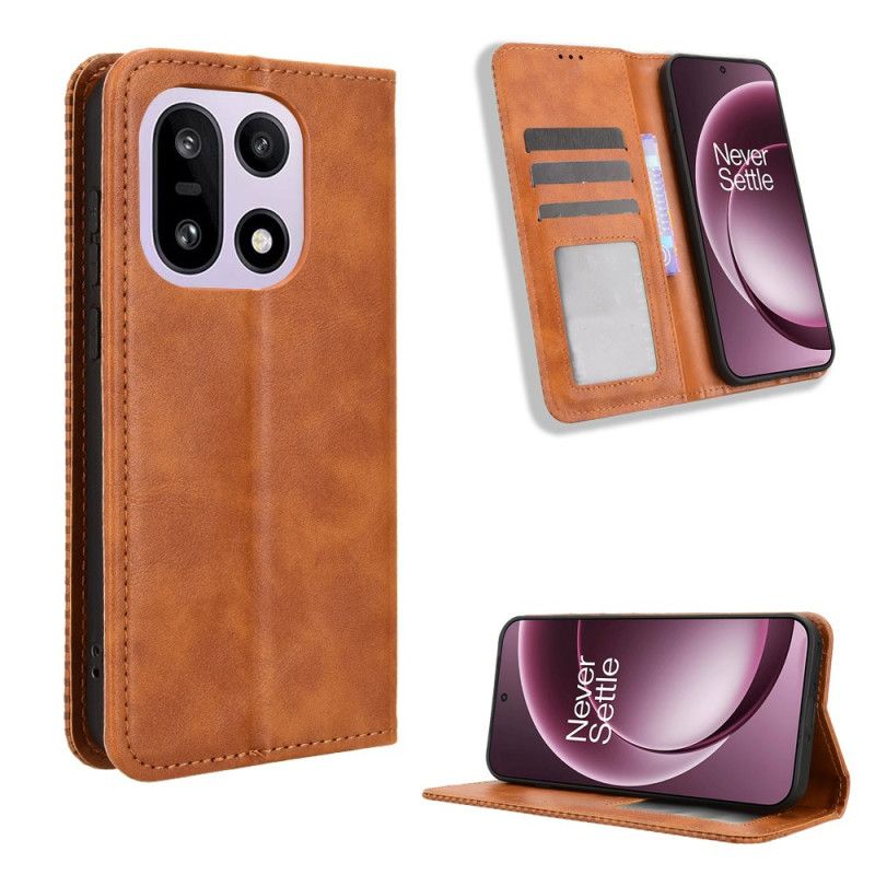 Flip Cover Til Oneplus 15 Vintage Kant