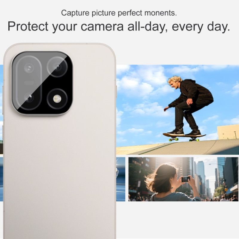Hærdet Glaslinsebeskytter Til Oneplus 15 (sort Version) Imak