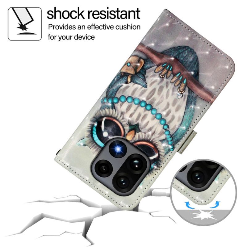 Læder Cover Oneplus 15 Grå Ugle