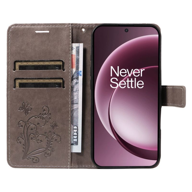 Læder Cover Oneplus 15 Kæmpesommerfugle