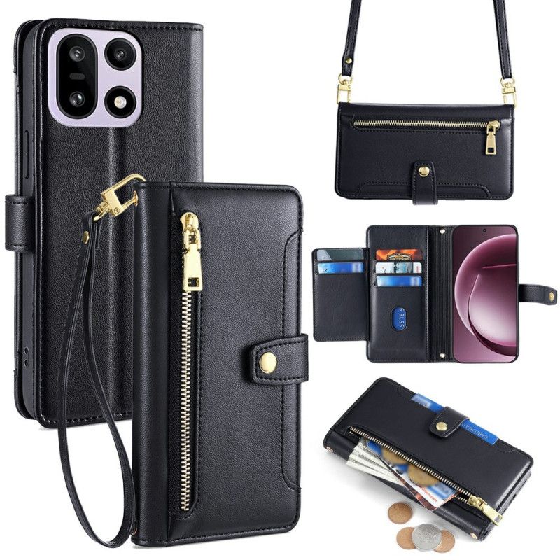 Læder Cover Oneplus 15 Pung Med Stropper