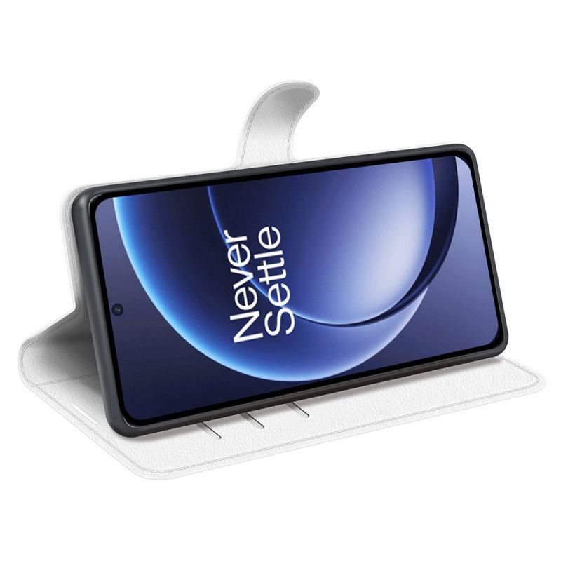 Læder Cover Oneplus 15 Telefon Etui Litchi I Kunstlæder