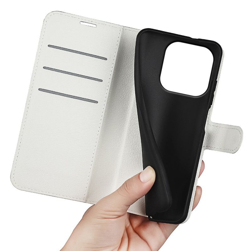 Læder Cover Oneplus 15 Telefon Etui Litchi I Kunstlæder