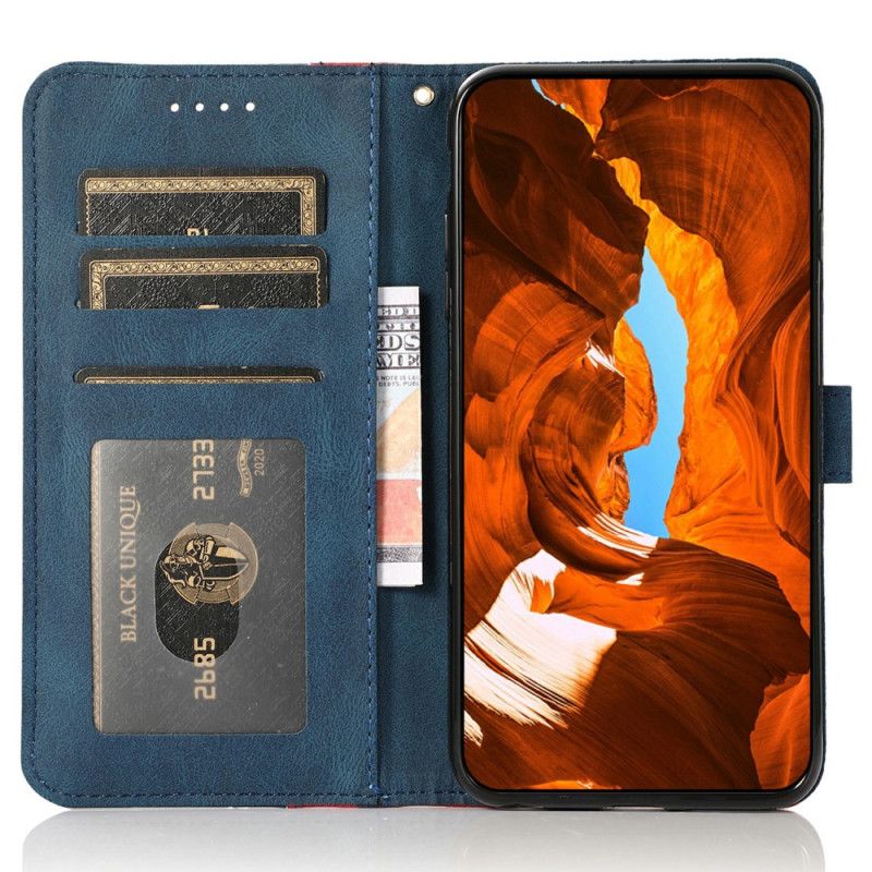 Læder Cover Oneplus 15 Telefon Etui Tofarvet Design
