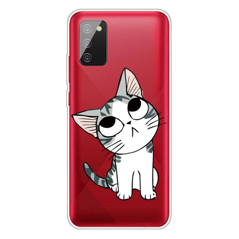 Cover Samsung Galaxy A02s Charmerende Kat