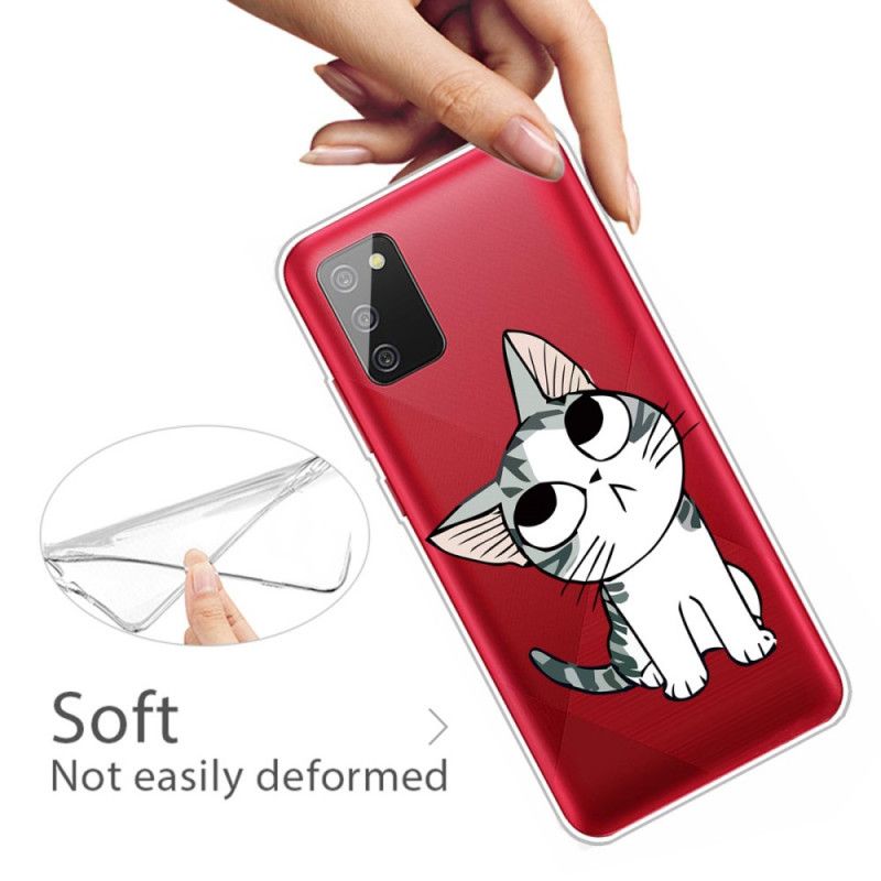Cover Samsung Galaxy A02s Charmerende Kat