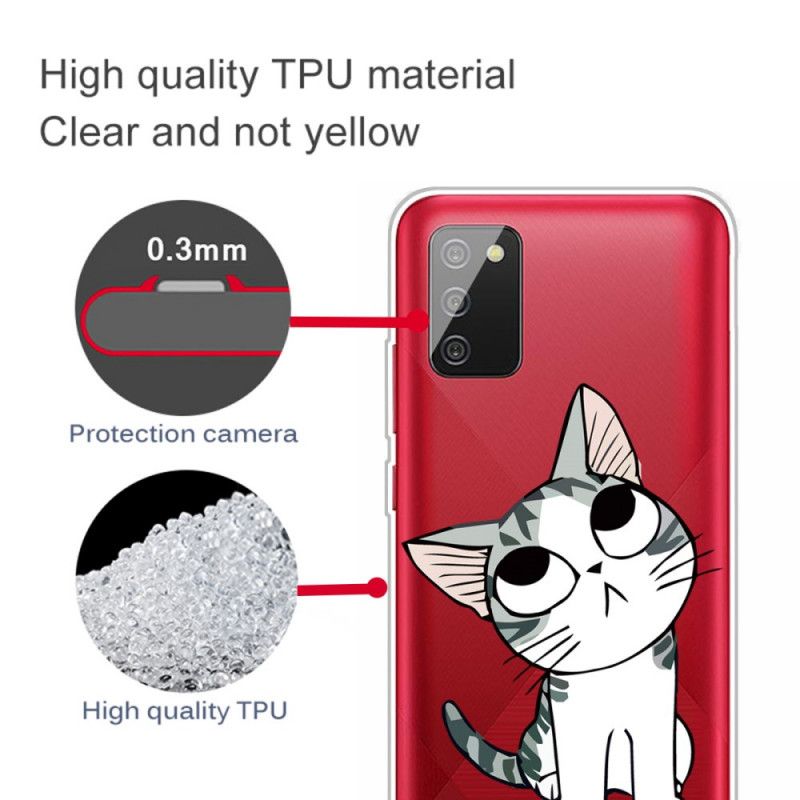 Cover Samsung Galaxy A02s Charmerende Kat