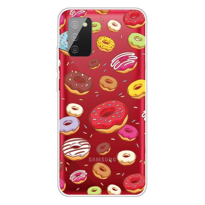 Cover Samsung Galaxy A02s Mobilcover Elskede Donuts