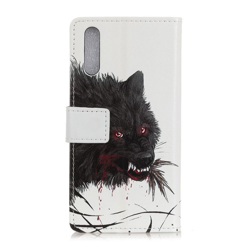 Flip Cover Læder for Sony Xperia L4 Sulten Ulv