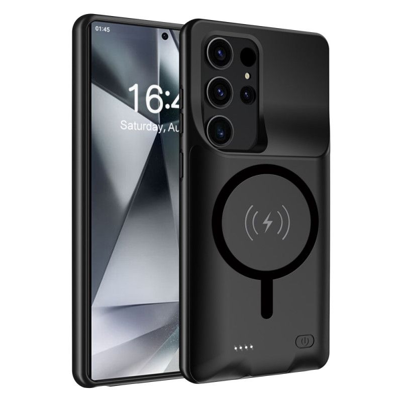 10000mah Battericover Til Samsung Galaxy S25 Ultra Ekstern Oplader Med Magnetisk Fastgørelse