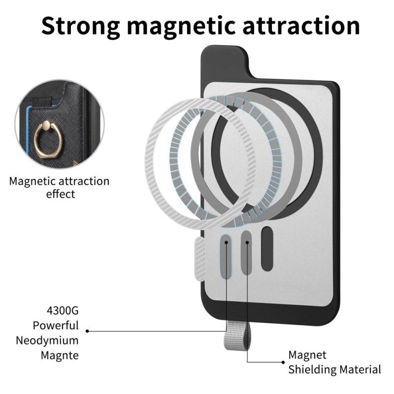 Cover Samsung Galaxy S25 Ultra 5g Aftagelig Kortholder I Ruskindstil