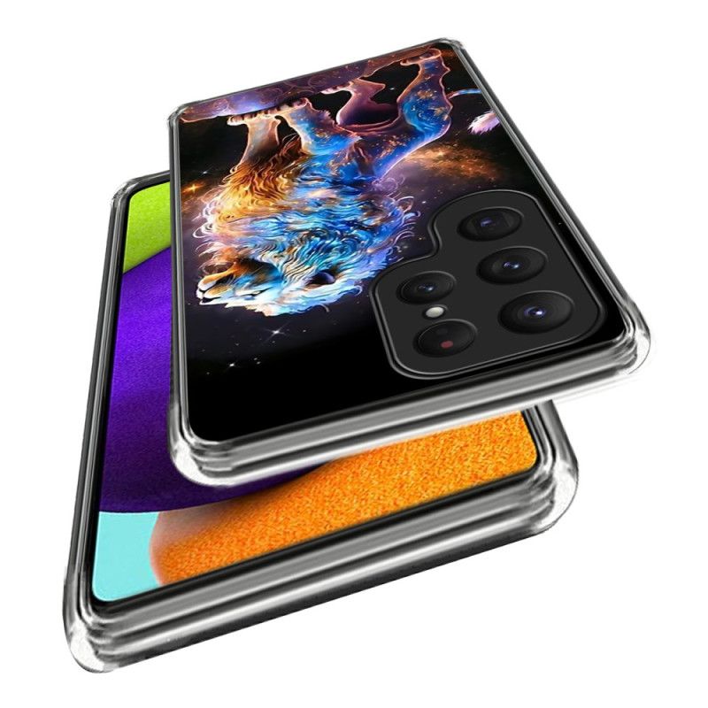 Cover Samsung Galaxy S25 Ultra 5g Farverig Løve