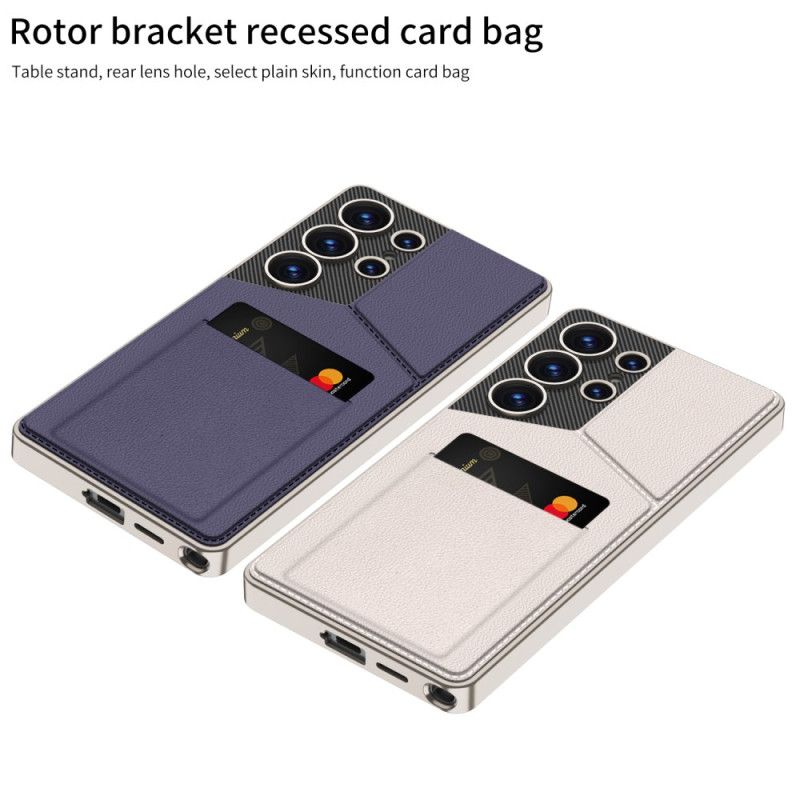 Cover Samsung Galaxy S25 Ultra 5g Gkk Kortholder Og Støtteben