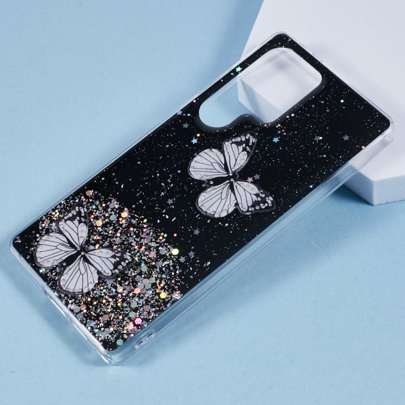 Cover Samsung Galaxy S25 Ultra 5g Glittersommerfugle