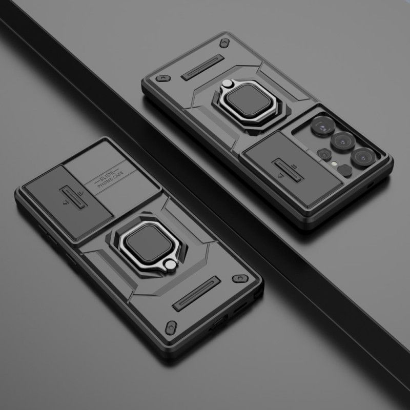 Cover Samsung Galaxy S25 Ultra 5g Holdbar Ring Med Linsebeskytter