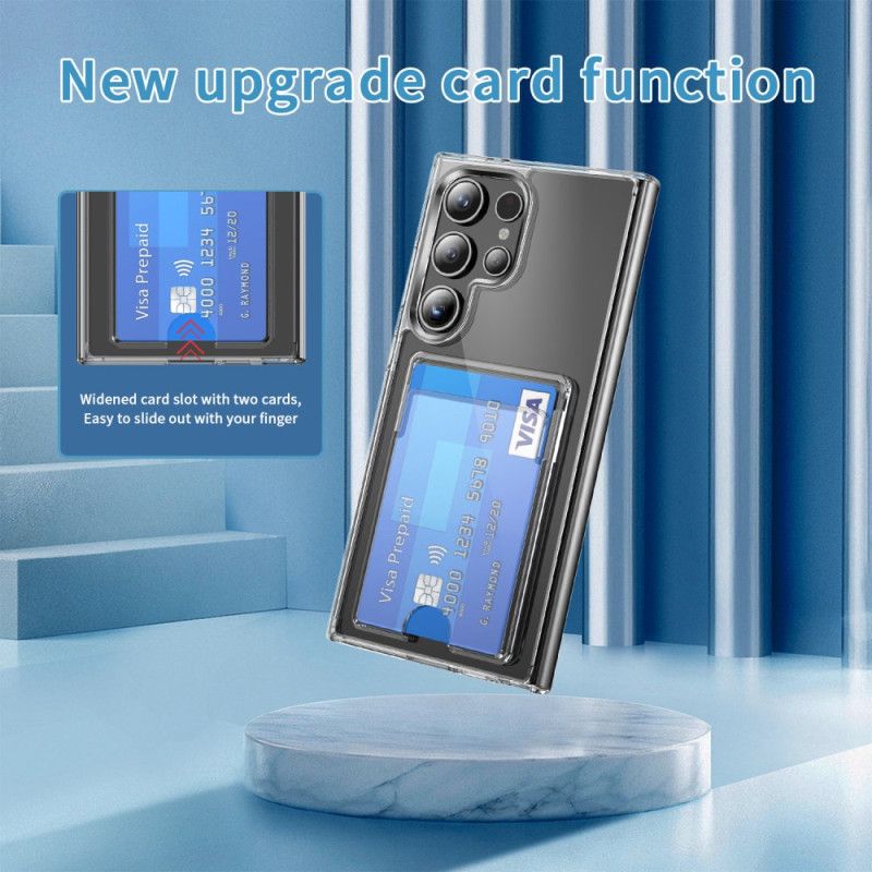 Cover Samsung Galaxy S25 Ultra 5g Klar Med Kortholder
