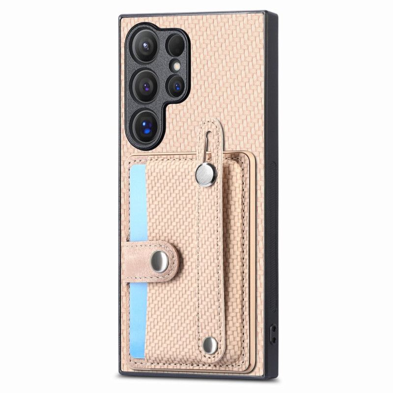 Cover Samsung Galaxy S25 Ultra 5g Kortholder Og Rem-stativ