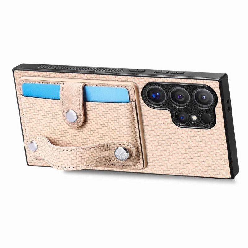 Cover Samsung Galaxy S25 Ultra 5g Kortholder Og Rem-stativ