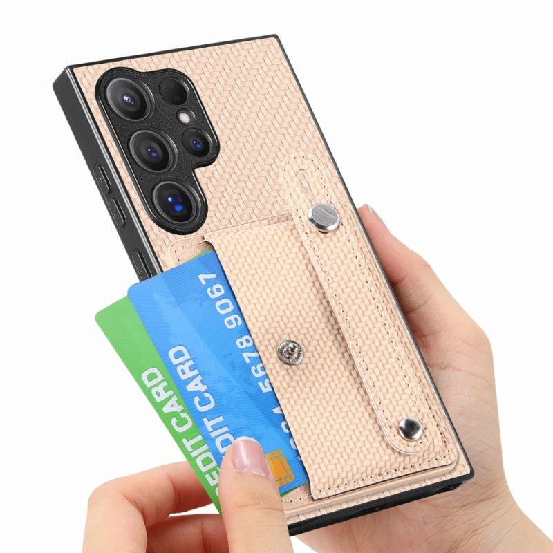 Cover Samsung Galaxy S25 Ultra 5g Kortholder Og Rem-stativ