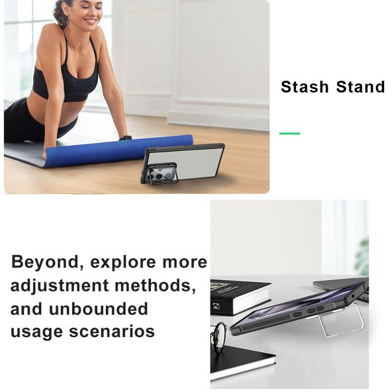 Cover Samsung Galaxy S25 Ultra 5g Linsebeskytter Og Stativ