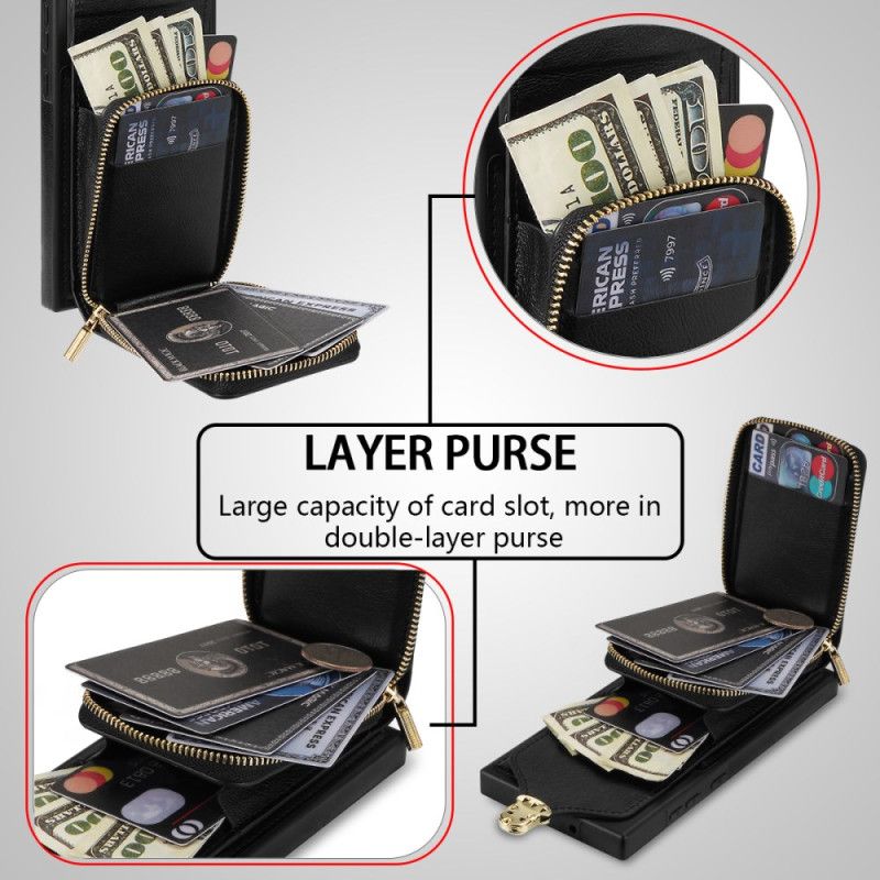 Cover Samsung Galaxy S25 Ultra 5g Lynlås- Og Skulderpung