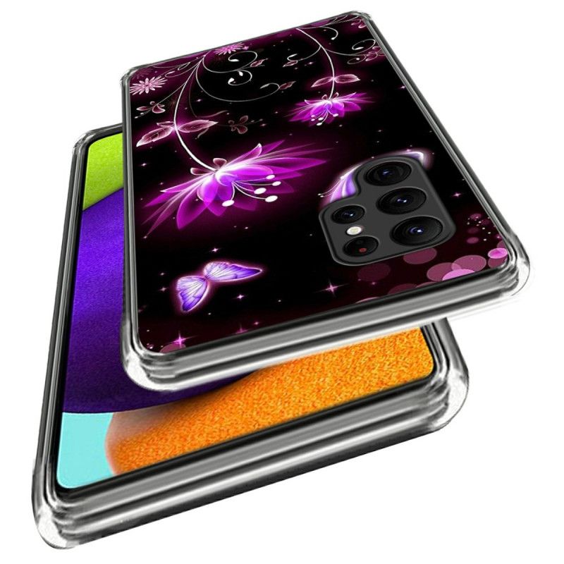 Cover Samsung Galaxy S25 Ultra 5g Lyserød Lotus