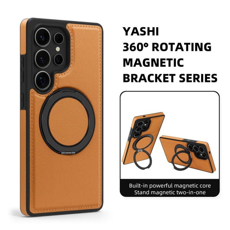 Cover Samsung Galaxy S25 Ultra 5g Magnetisk Med Roterende Stativ