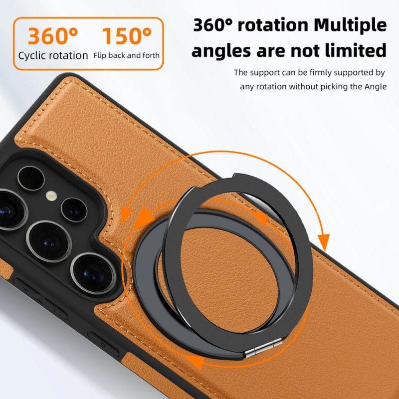 Cover Samsung Galaxy S25 Ultra 5g Magnetisk Med Roterende Stativ