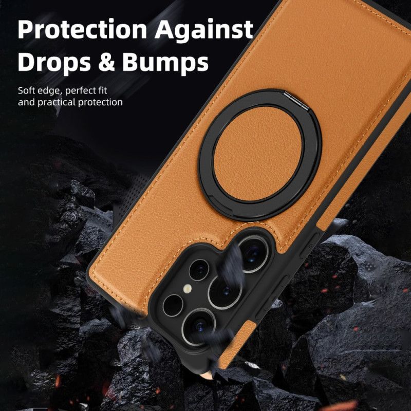 Cover Samsung Galaxy S25 Ultra 5g Magnetisk Med Roterende Stativ