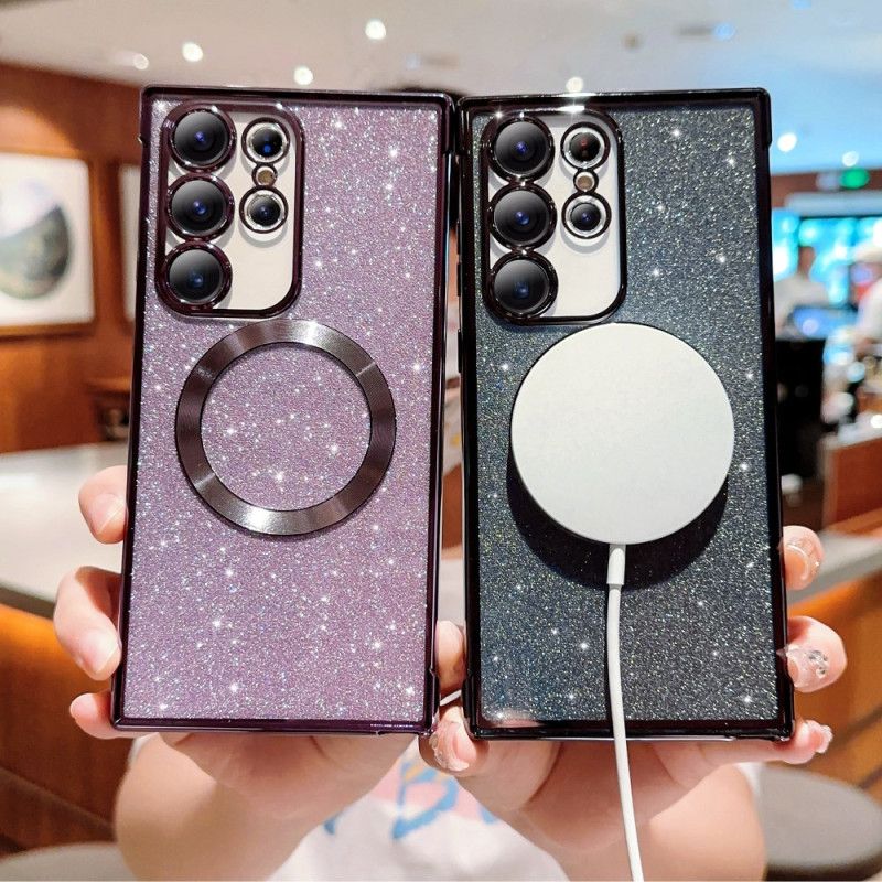 Cover Samsung Galaxy S25 Ultra 5g Magsafe-kompatibel Glitter