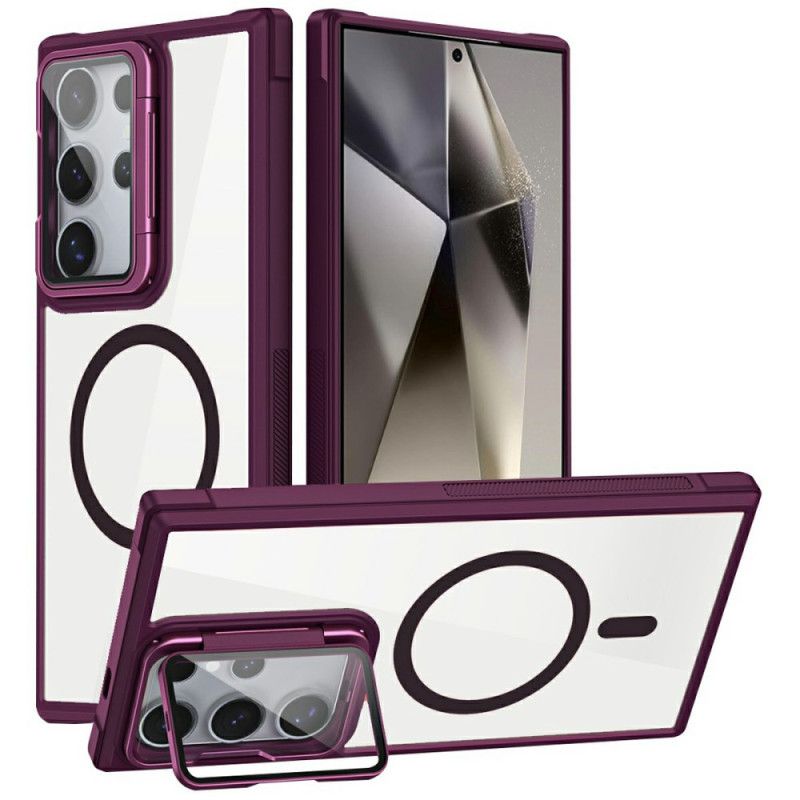 Cover Samsung Galaxy S25 Ultra 5g Magsafe-kompatibel Med Indbygget Stativ