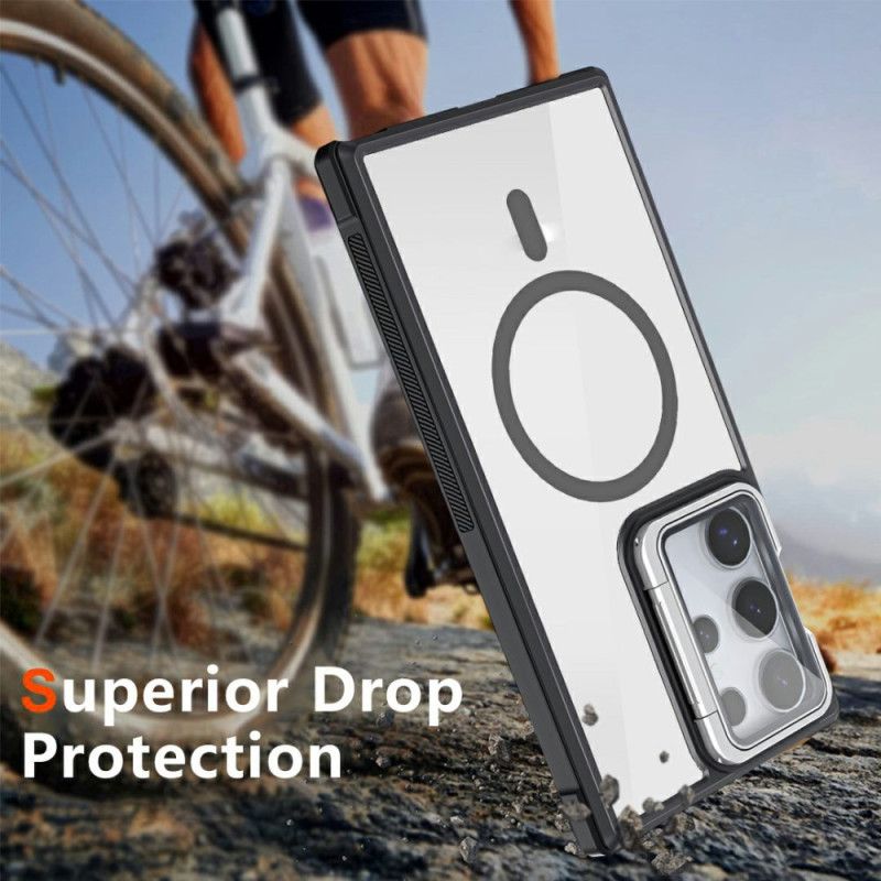 Cover Samsung Galaxy S25 Ultra 5g Magsafe-kompatibel Med Indbygget Stativ