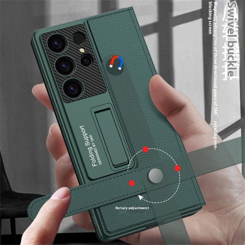 Cover Samsung Galaxy S25 Ultra 5g Med Gkk-kortholder Og -stativ