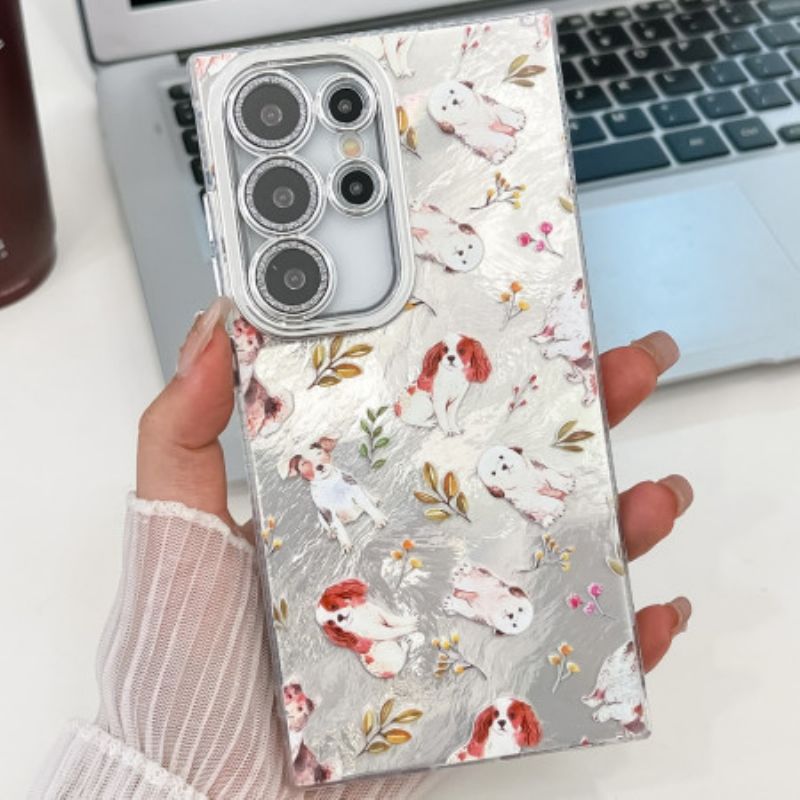 Cover Samsung Galaxy S25 Ultra 5g Mønster Med Linsebeskytter