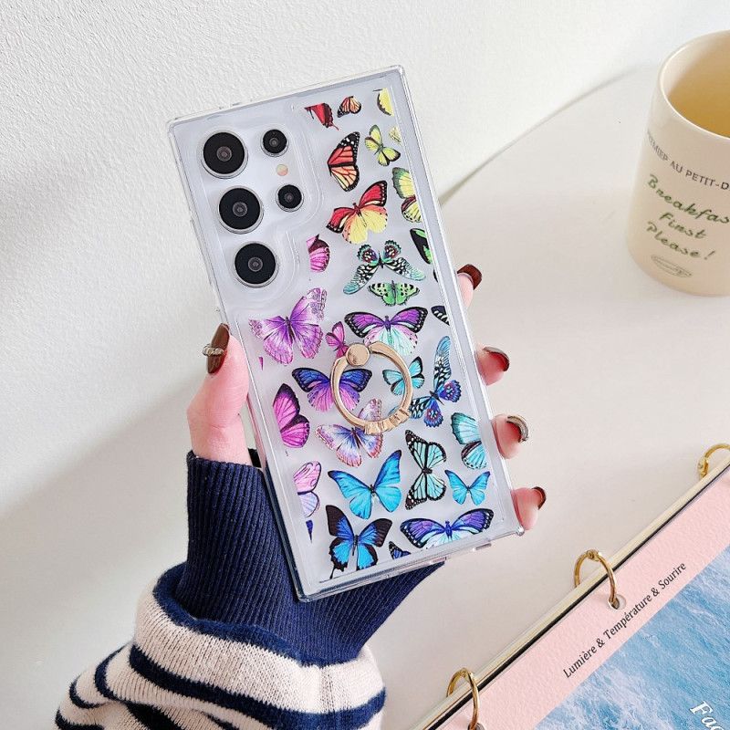 Cover Samsung Galaxy S25 Ultra 5g Mønstret Ringholder