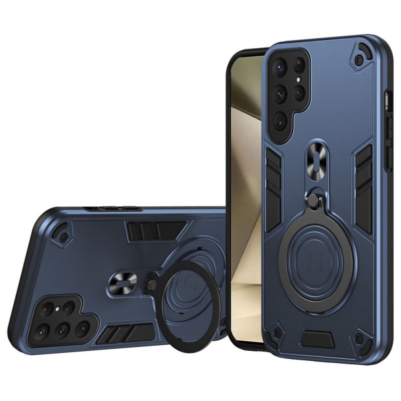 Cover Samsung Galaxy S25 Ultra 5g Roterende Stativ Og Stødsikker Beskyttelse