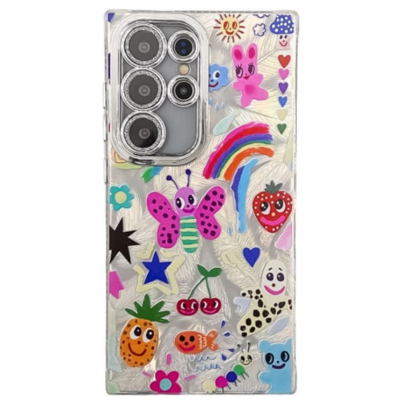 Cover Samsung Galaxy S25 Ultra 5g Sjove Sommerfugle
