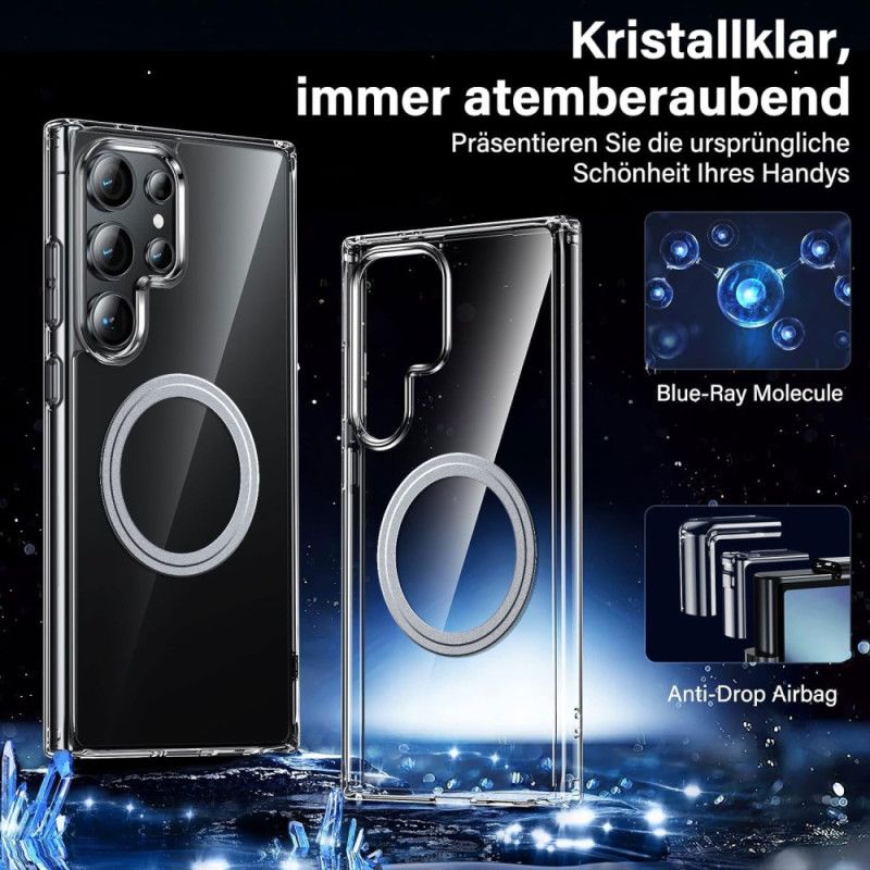 Cover Samsung Galaxy S25 Ultra 5g Telefon Etui Beskyttelsesetui Kompatibel Med Magsafe