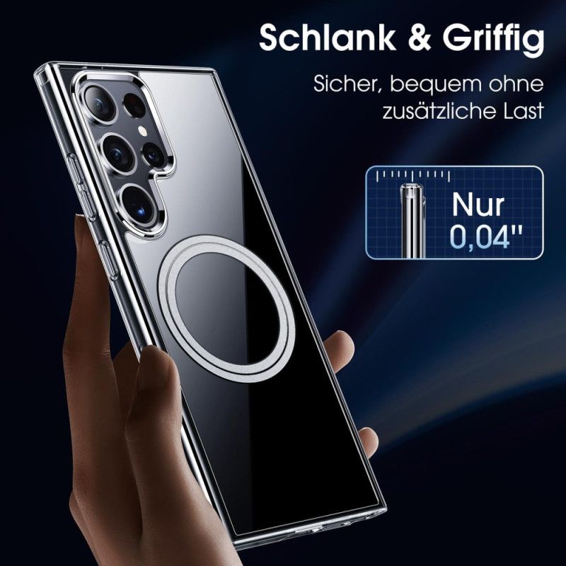 Cover Samsung Galaxy S25 Ultra 5g Telefon Etui Beskyttelsesetui Kompatibel Med Magsafe