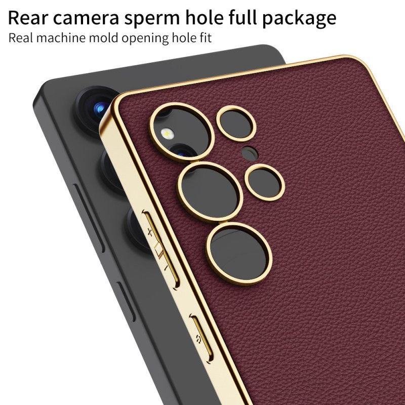 Cover Samsung Galaxy S25 Ultra 5g Telefon Etui Lædereffekt-serien