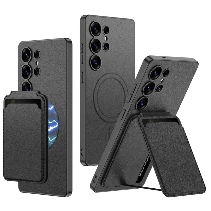 Cover Samsung Galaxy S25 Ultra 5g Telefon Etui Magsafe-kompatibel Med Kortholder