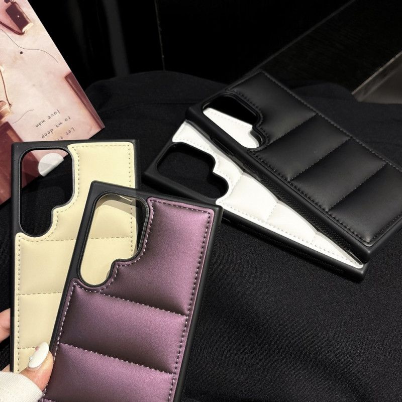 Cover Samsung Galaxy S25 Ultra 5g Telefon Etui Puffer Jacket-stil