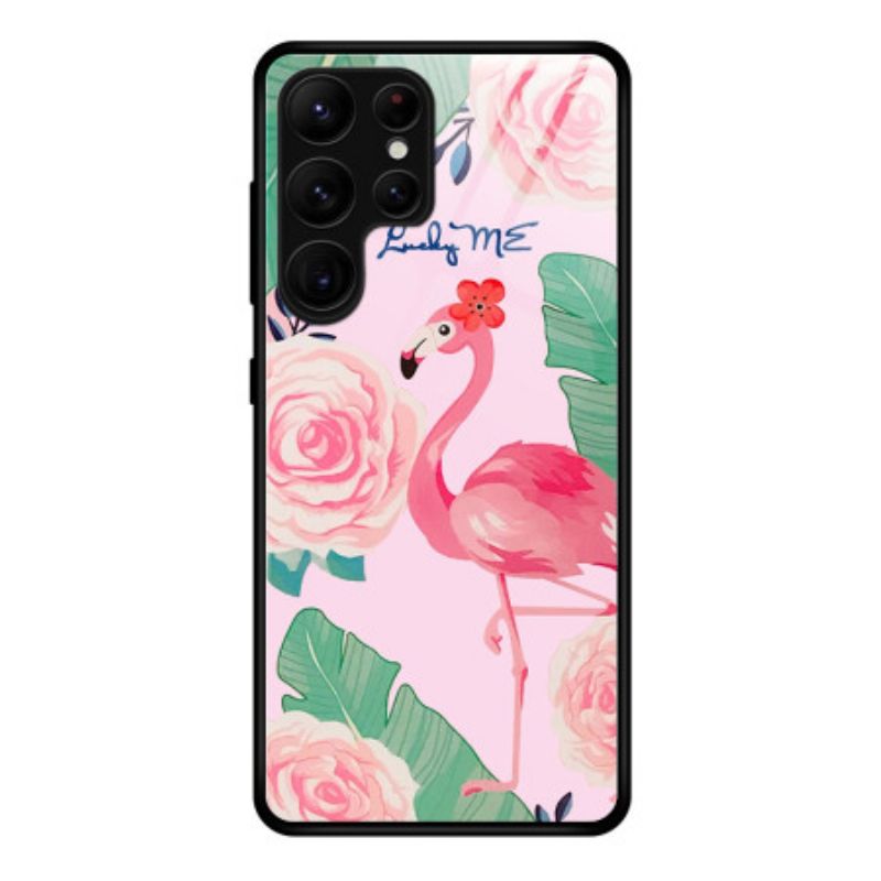 Cover Til Samsung Galaxy S25 Ultra 5g Flamingo I Hærdet Glas