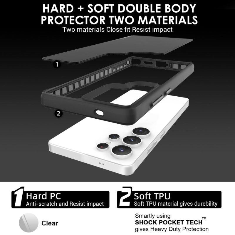 Cover Til Samsung Galaxy S25 Ultra 5g Klassisk Hybrid