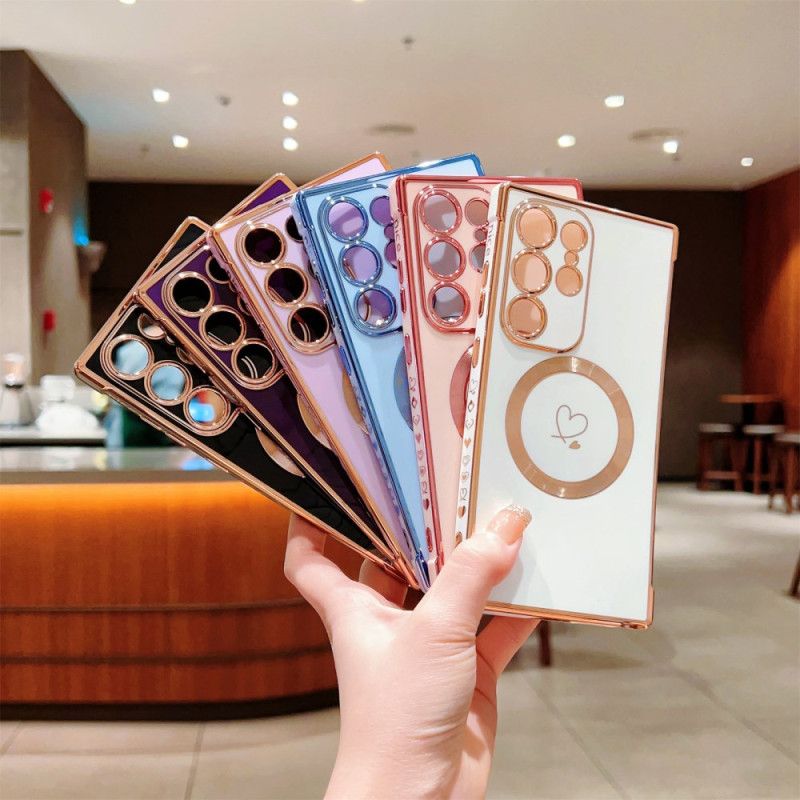 Cover Til Samsung Galaxy S25 Ultra 5g Kompatibel Med Tonet Magsafe