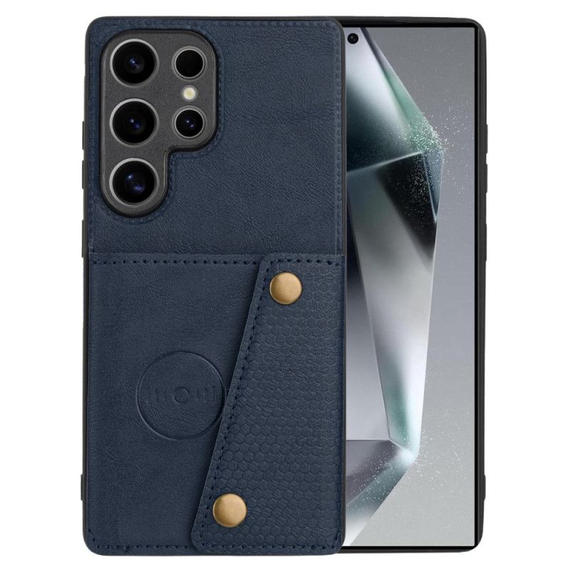 Cover Til Samsung Galaxy S25 Ultra 5g Kortholder I Retrostil