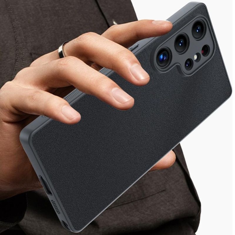 Cover Til Samsung Galaxy S25 Ultra 5g Plastik Og Kunstlæder