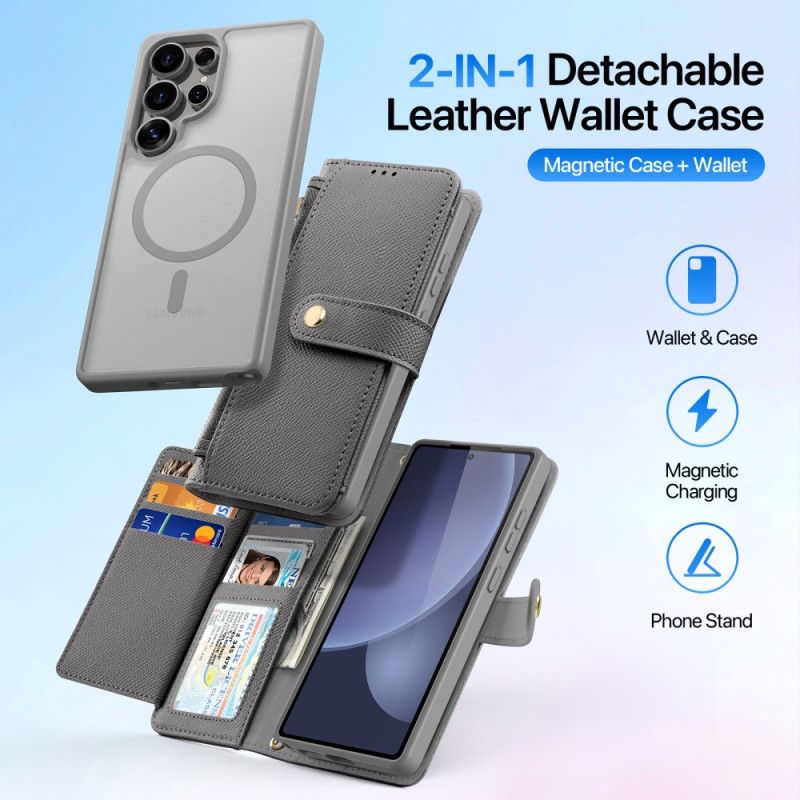 Flip Cover Samsung Galaxy S25 Ultra 5g Aftageligt Lawa-serie Dux Ducis-etui