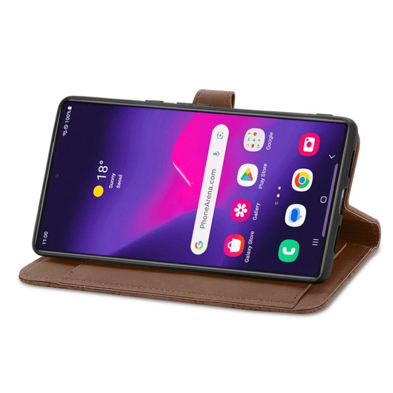 Flip Cover Samsung Galaxy S25 Ultra 5g Lynlåspung Med Blondedesign